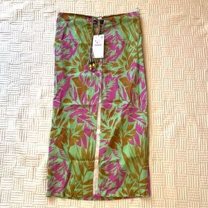 NWT Zara Floral Midi Skirt Size Small